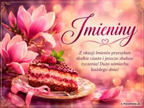 Słodkie życzenia na Imieniny
