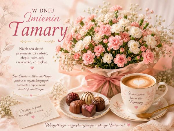 Imieniny Tamary - Wszystkiego najpiękniejszego!