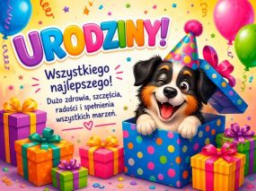 Urodzinowa kolorowa e-kartka