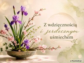Z wdzięcznością...