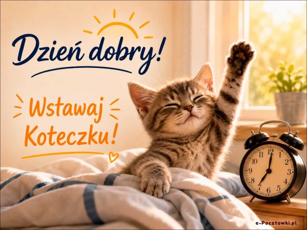 Wstawaj Koteczku!