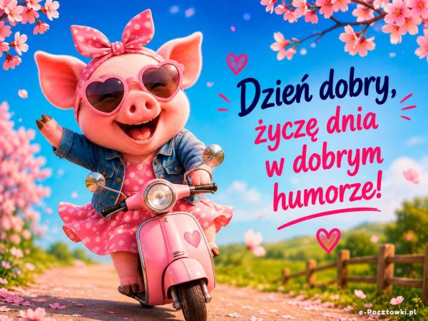 Życzę dnia-w dobrym humorze!