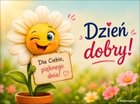 Dzień dobry, kwiatuszek dla Ciebie