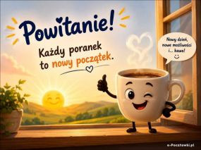 Każdy poranek to nowy początek