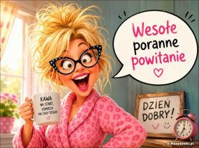 Wesołe poranne powitanie!