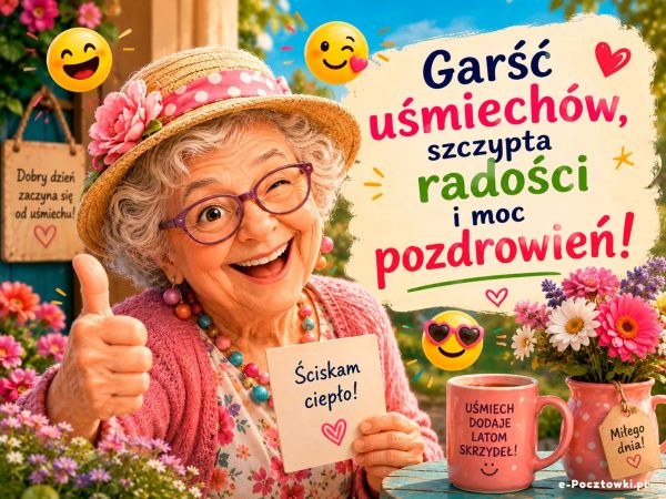 Moc radosnych pozdrowień!