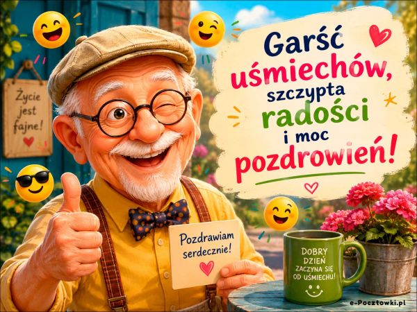 Moc seniorskich pozdrowień!