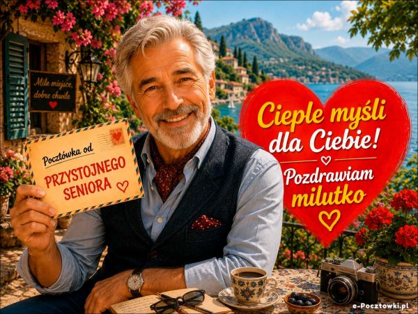 Pocztówka od przystojnego Seniora