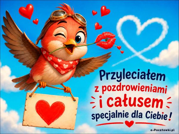 Pozdrowienia i całus!
