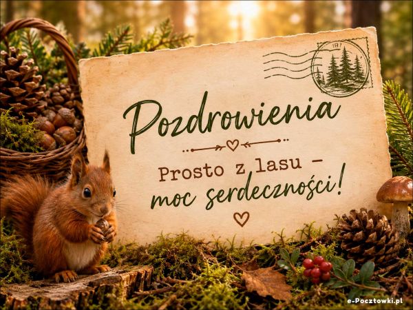 Pozdrowienia prosto z lasu