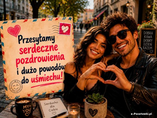 Przesyłamy serdeczne pozdrowienia!