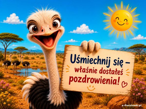 Uśmiechnij się, dostałeś pozdrowienia!