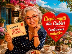 Pocztówka od pięknej Seniorki